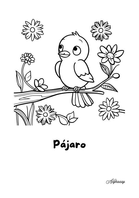 Páginas para colorear animales 1