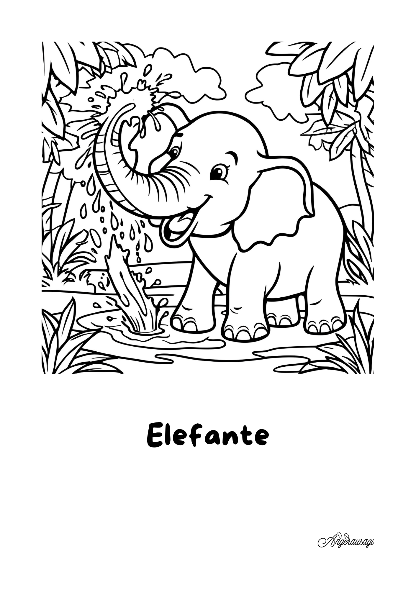 Páginas para colorear animales 2