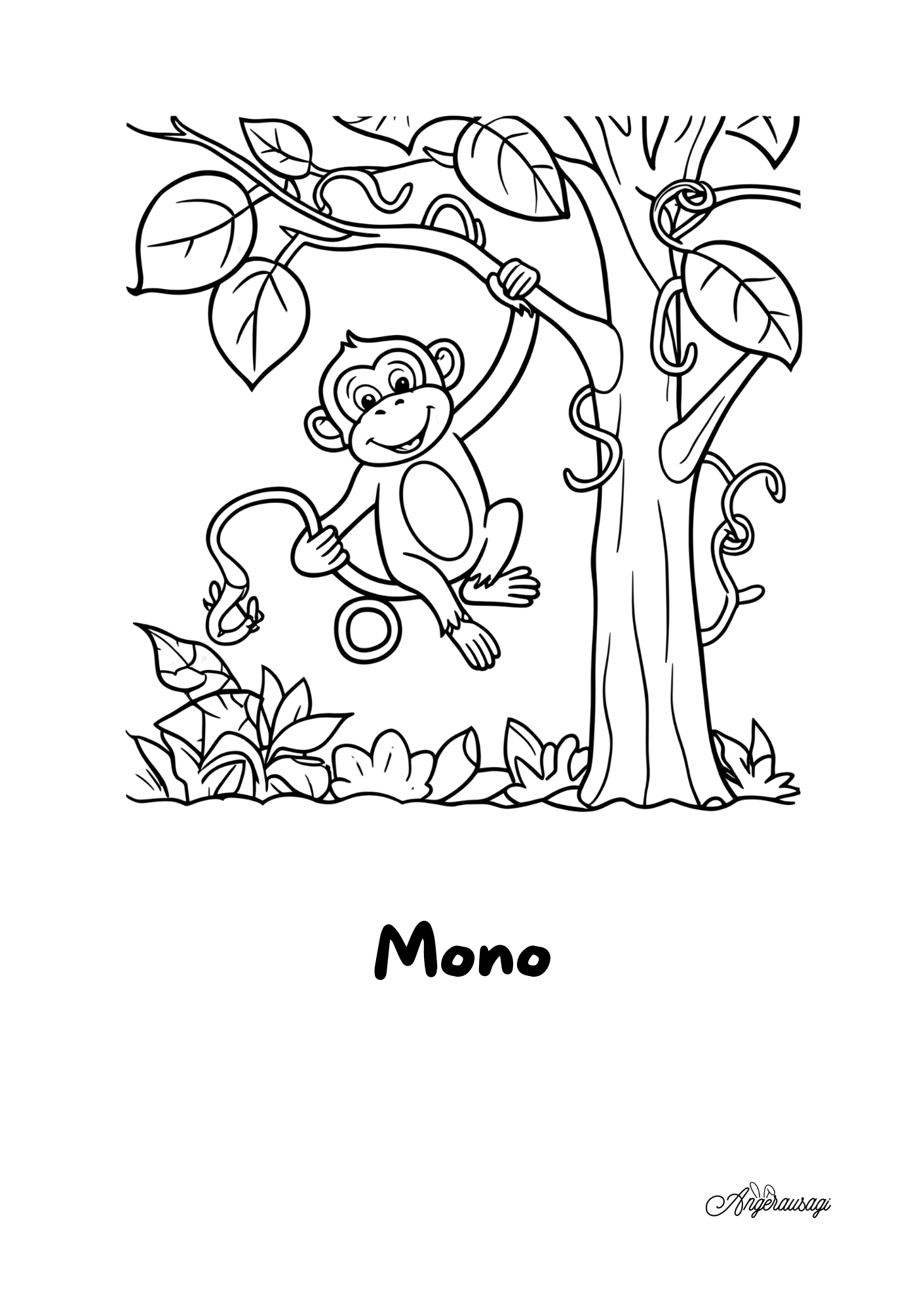 Páginas para colorear animales 1