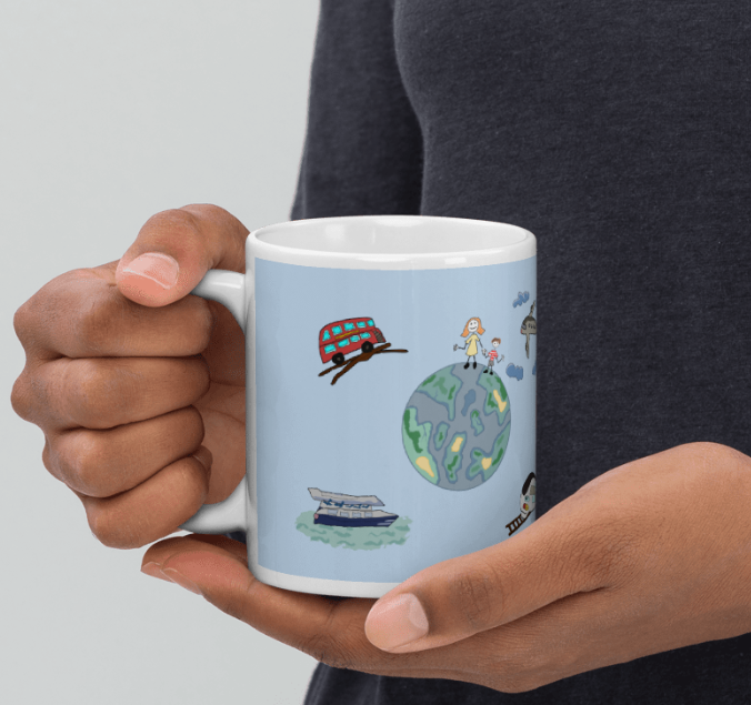 Taza Celeste