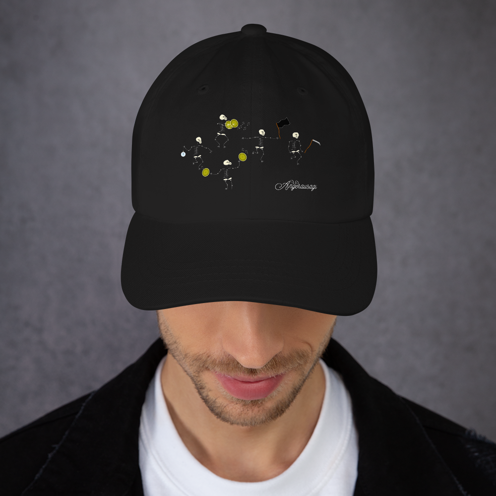 Gorra Negra esqueletos