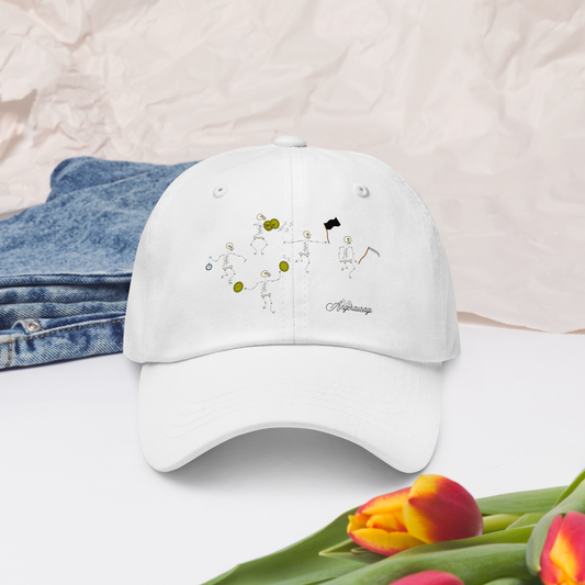 Gorra Blanca esqueletos