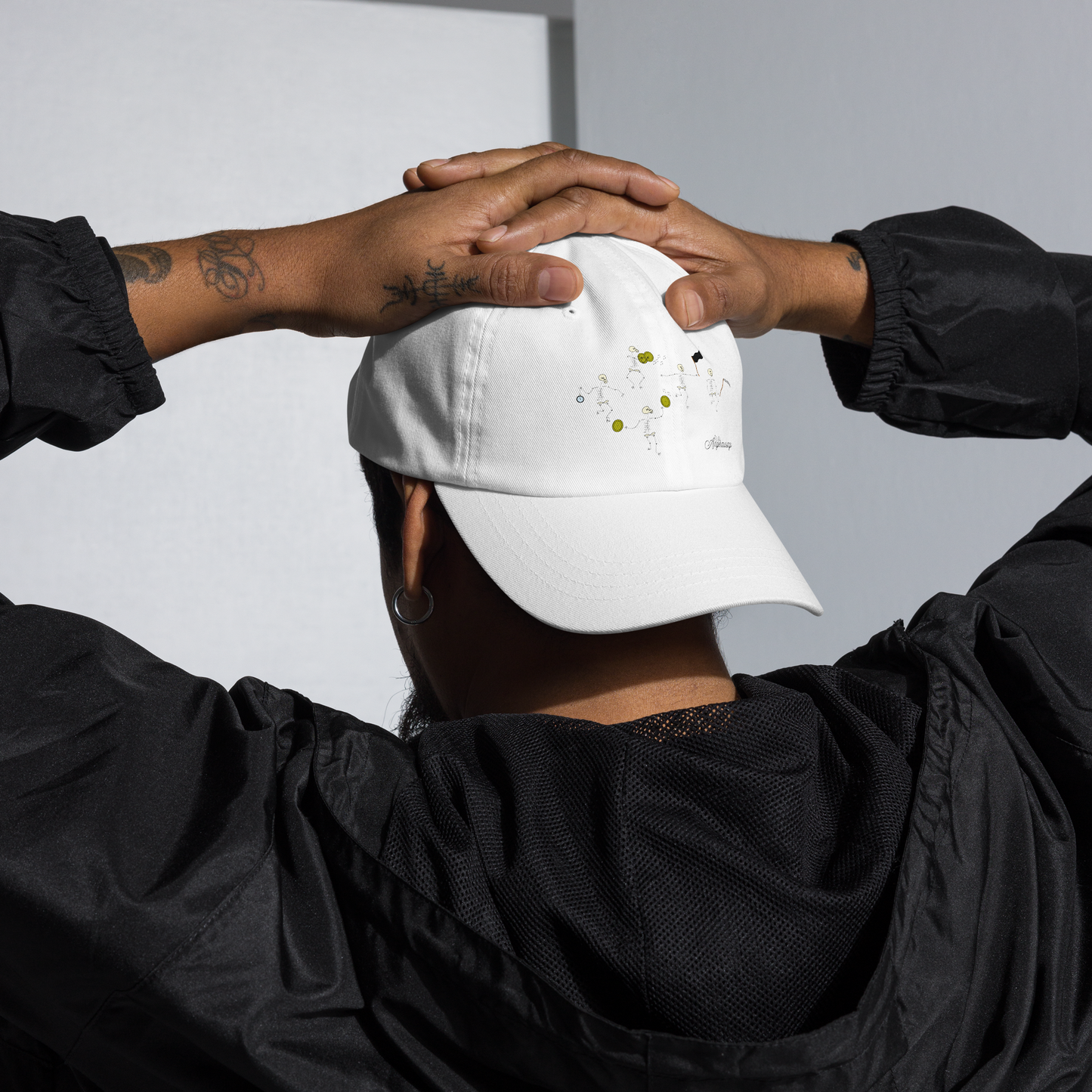 Gorra Blanca esqueletos