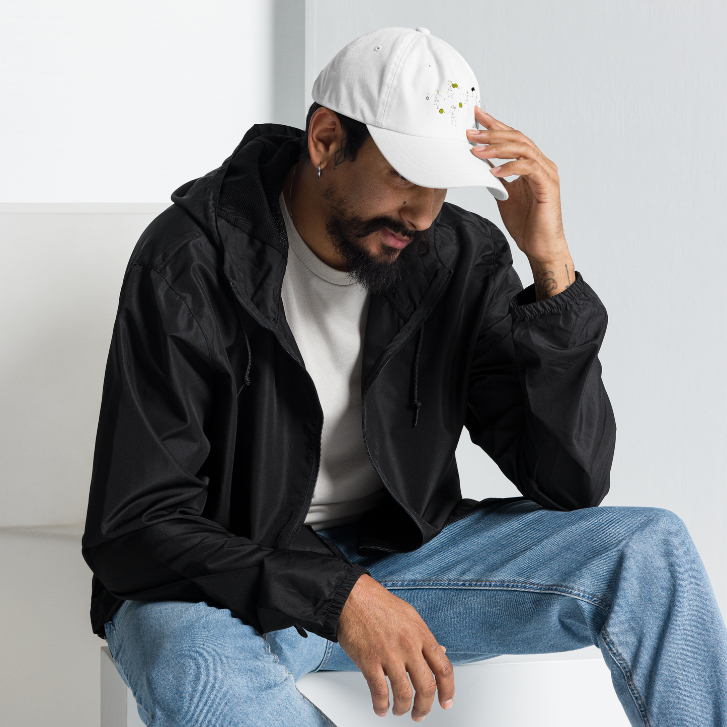 Gorra Blanca esqueletos
