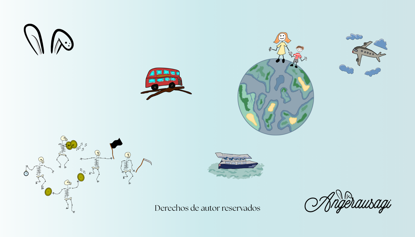 Planificador semanal imprimible azul/celeste