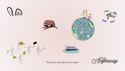 Planificador semanal Imprimible Rojo/Rosa