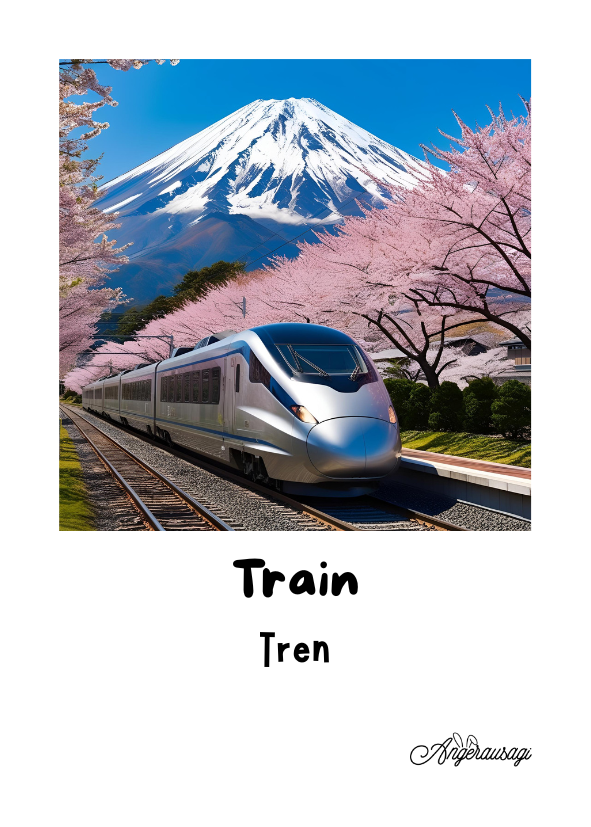 Fichas educativas inglés-español Medios de transporte