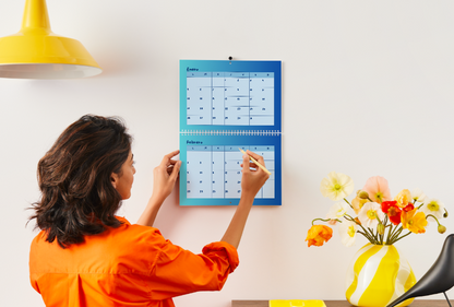 Calendario 2026 Azul/Celeste