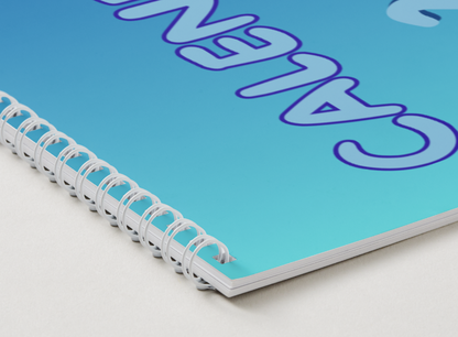 Calendario 2026 Azul/Celeste