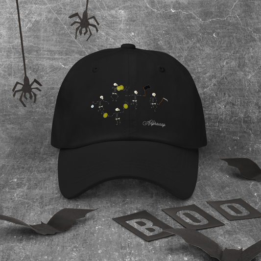 Gorra Negra esqueletos