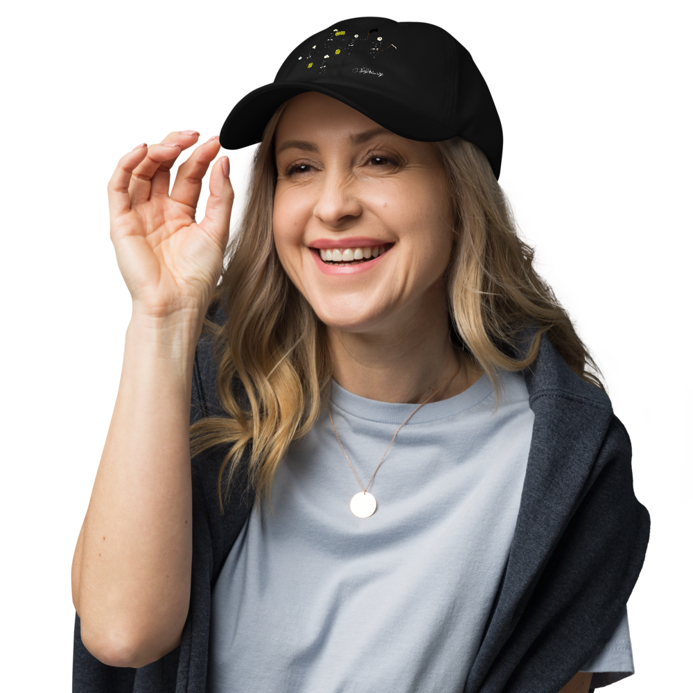 Gorra Negra esqueletos