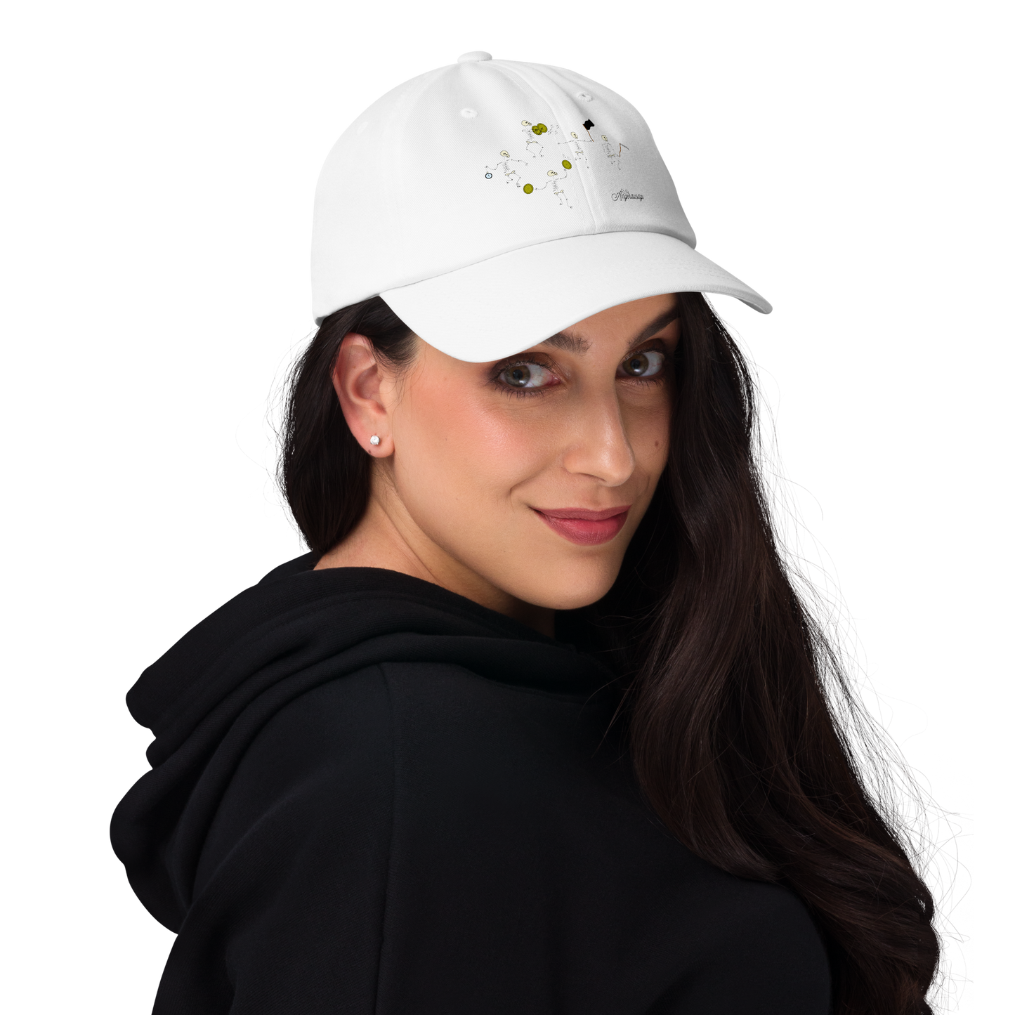 Gorra Blanca esqueletos