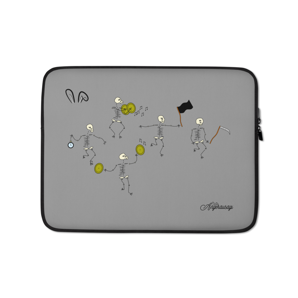 Funda para portátil esqueletos