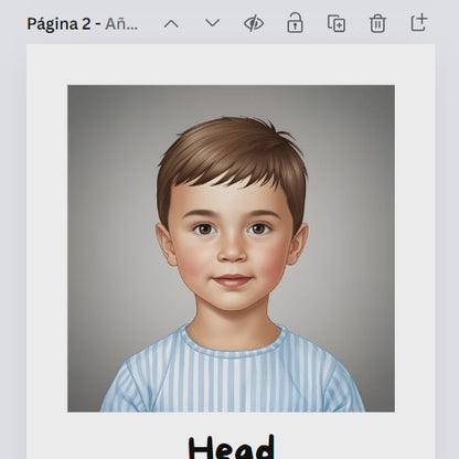 Fichas educativas ingles-español Partes del cuerpo