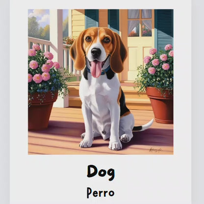 Fichas educativas ingles-español animales